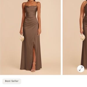 Birdy Grey Chocolate Brown Maxi Dress